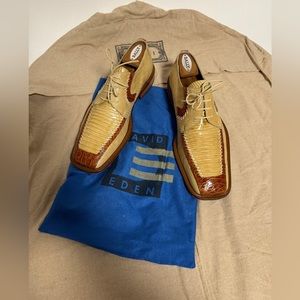 DAVID EDEN Vintage crocodile lizard